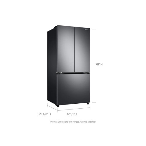 Samsung 18 cu. ft. Smart Counter Depth 3Door French Door Refrigerator